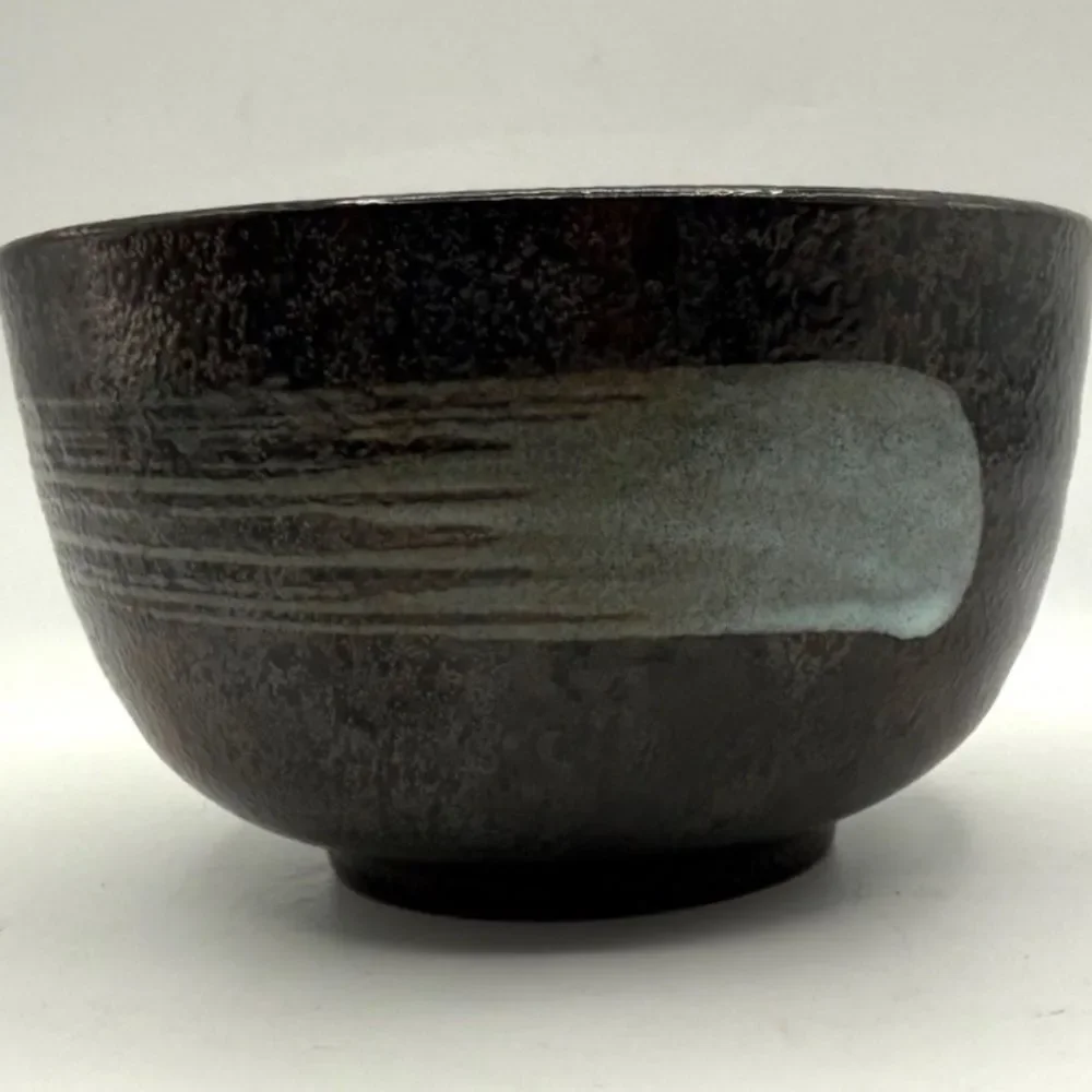 2 Japanese Chawan Matcha Bowls Tea Ceremony Rice Soup Bowls Art Studio Pottery